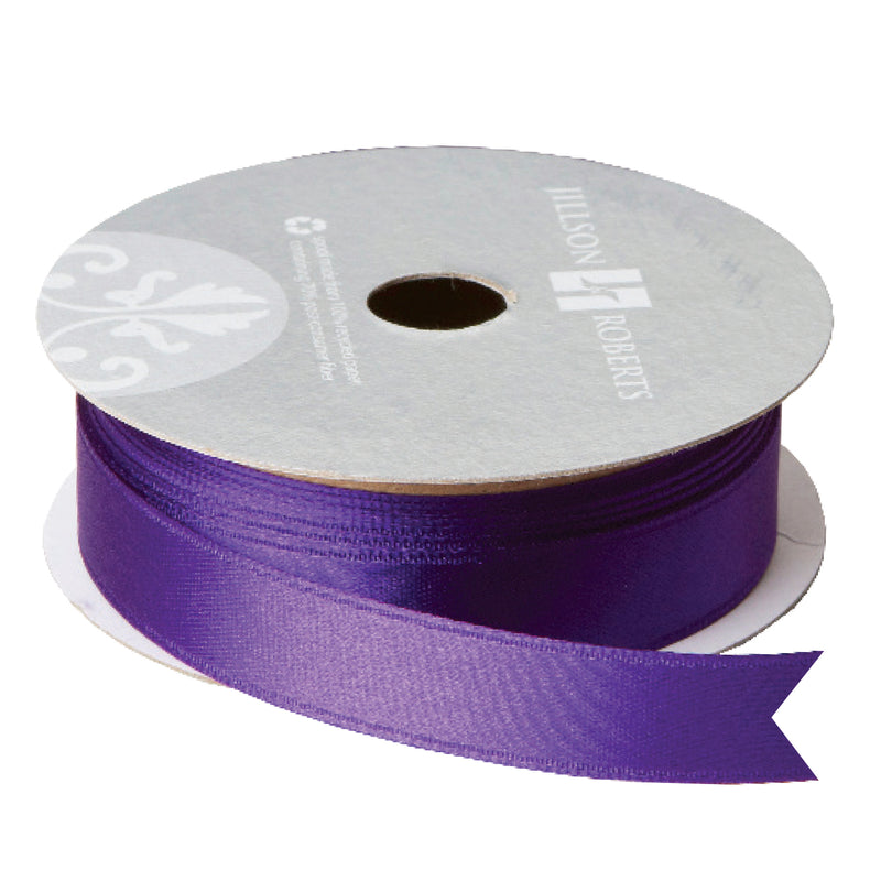 Purple Double Faced Satin Ribbon