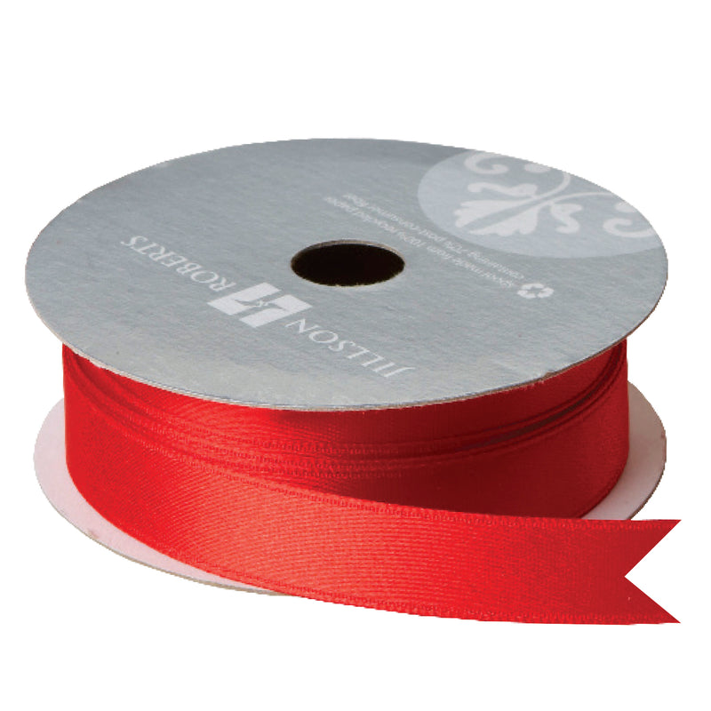 Red Double Faced Satin Ribbon