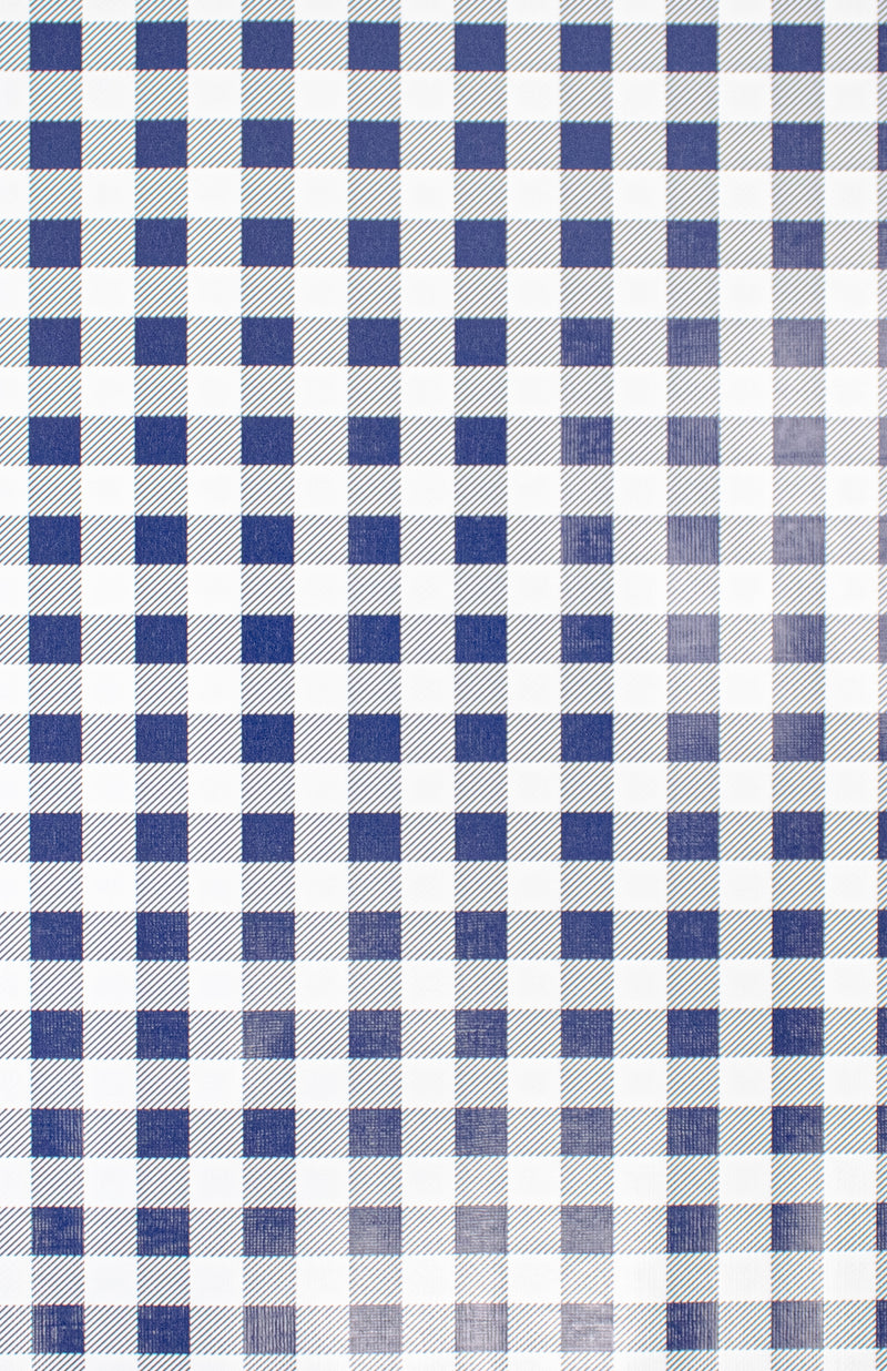 GW-9045B Blue Modern Gingham