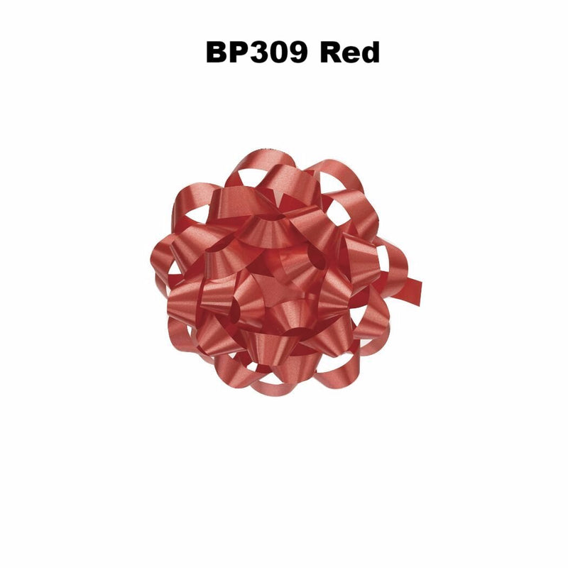 3 1/2" Star Bow Poly Red BP309